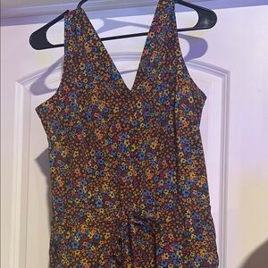 Floral Toad&CO Sleeveless colorful floral romper